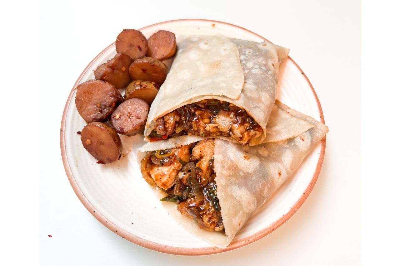 Chicken Chilli in Almond Flour Wrap